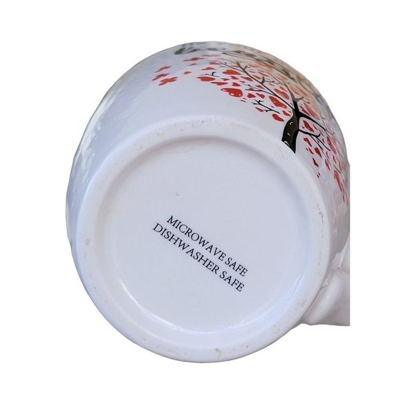 TREE of Red Hearts Coffee Tea Mug 'Be Your Own Kind Of Beautiful' 16 Oz - Picture 2 of 4